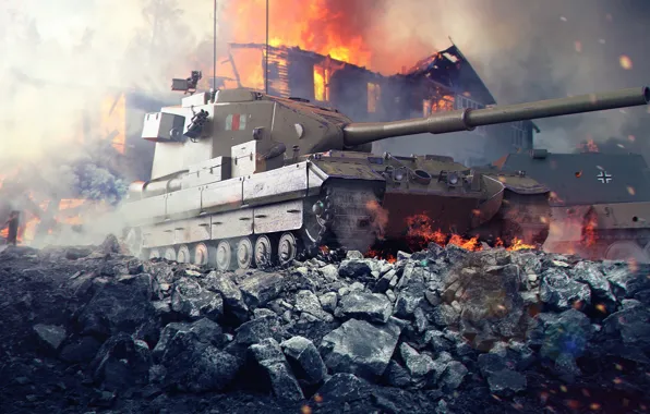 World of tanks, wot, tank, британский танк, wotart, anderarts, fv183
