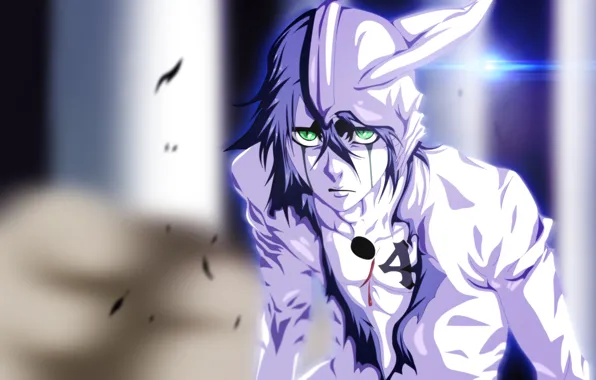 Аниме, Bleach, Блич, Ulquiorra, Улькиорра, четыре.
