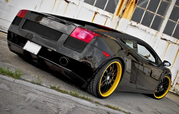 Картинка Lamborghini, Gallardo, black