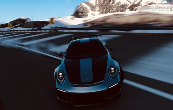 HDR, 911, Porsche, Drift, Game, GT2 RS, FM7, UHD