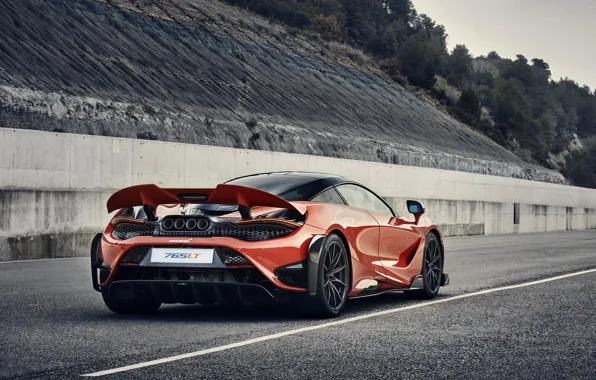 Картинка McLaren, трасса, склон, 2020, 765LT