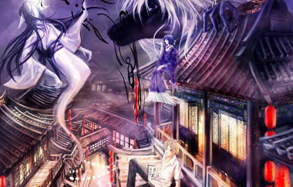 Призраки, Natsume Yuujinchou, ёкай, Тетрадь дружбы Натсуме