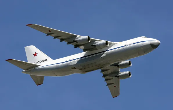 Картинка самолёт, транспортный, тяжёлый, дальний, Ан-124-100, «Руслан»