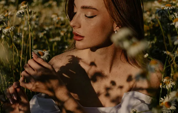 Ромашка, фотосессия, Кристина, Александра Кузнецова
