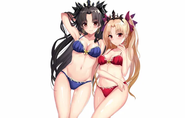 Sexy, lingerie, pantsu, bra, cleavage, panties, long hair, girls