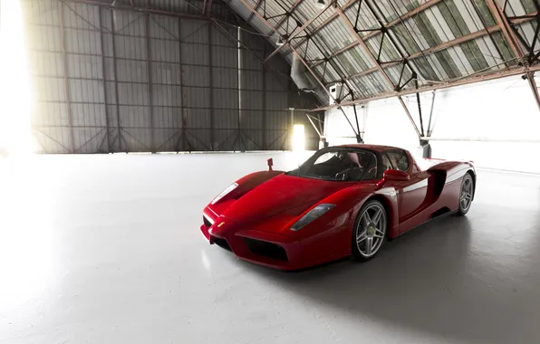 Картинка car, Ferrari, vehicle, Enzo Ferrari, Stellantis, sports car, red cars, Italian cars