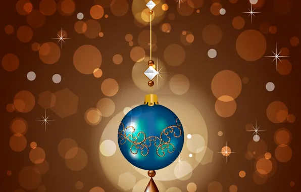 Коллаж, игрушка, новый год, вектор, шарик, украшение, праздники
