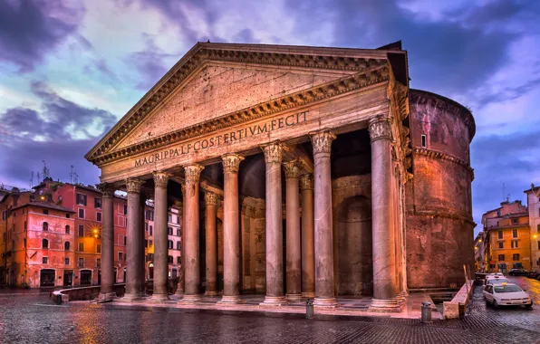 Картинка здание, Рим, Италия, колонны