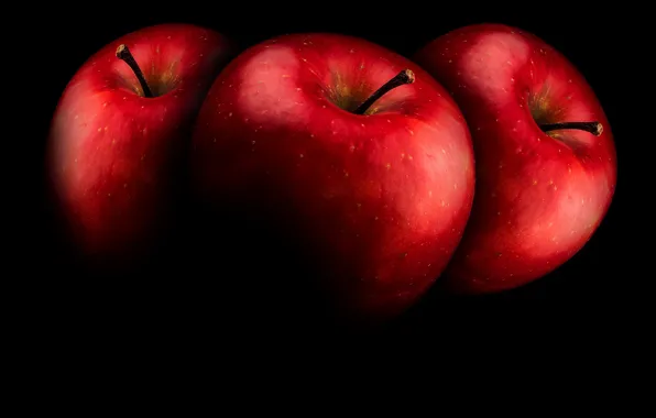 Картинка apple, red, fruit, vitamin