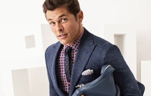 Костюм, галстук, актер, сумка, пиджак, фотосессия, Джеймс Марсден, James Marsden