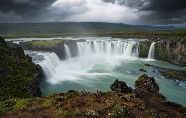 Iceland, Godafoss, waterfal