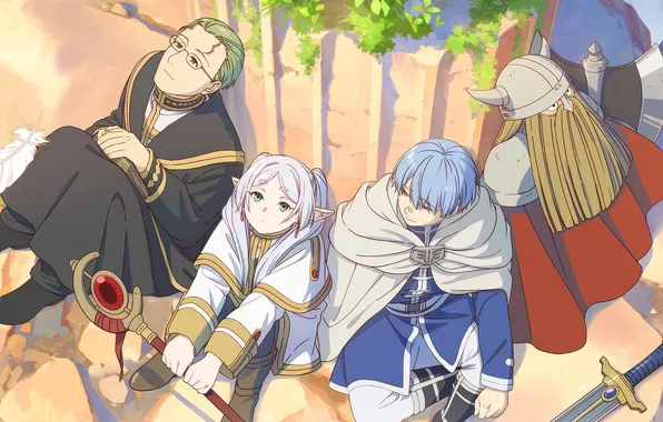 Himmel, Sousou no Frieren, Frieren, Heiter, Eisen, Провожающая в последний путь Фрирен