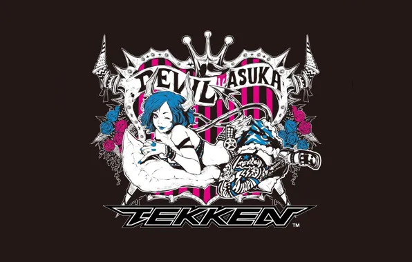Девушка, лежит, Tekken Tag Tournament 2, Asuka Kazama
