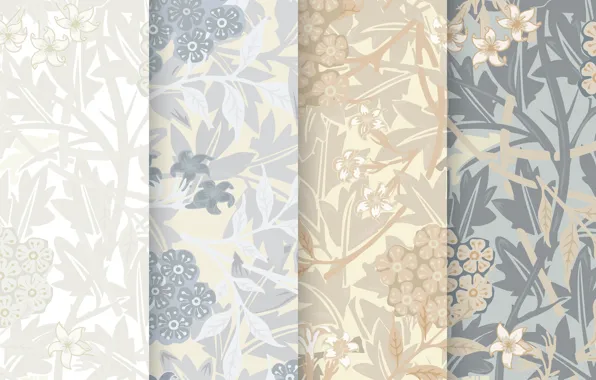 Цветы, фон, текстура, Flower, Design, Vintage, Background, Pattern