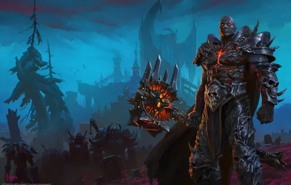 Картинка Blizzard Entertainment, World Of Warcraft, Highlord Bolvar Fordragon, Высший Лорд Болвар Фордрагон, Bolvar Fordragon, World …