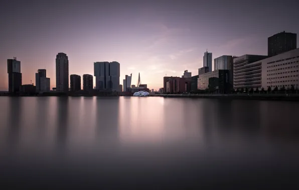 Ночь, город, Rotterdam