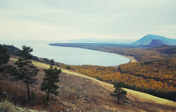 Осень, Байкал, Октябрь, Бурхан, Водолазка