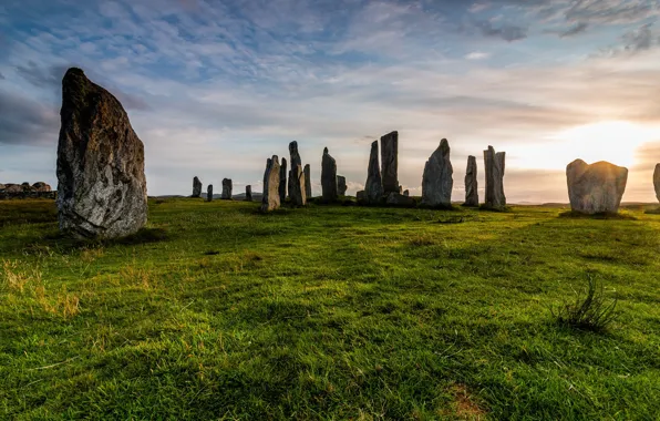 Шотландия, Scotland, Callanish standing stones
