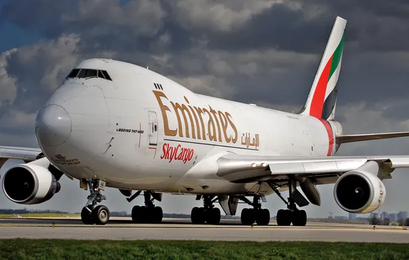 Boeing, Боинг, Emirates, 747
