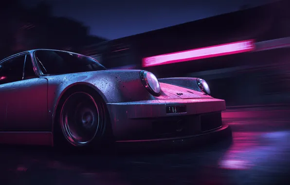 Авто, Игра, Porsche, Машина, NFS, Need for Speed, Mikhail Sharov, Porsche 911 Carrera RSR