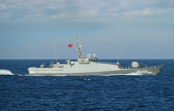 Картинка Турция, патрульный корабль, TCG Tekirdag