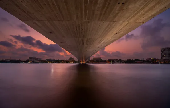 Мост, город, Bangkok