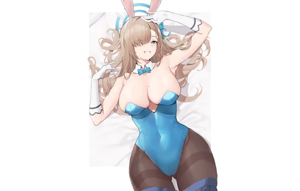 Girl, hot, sexy, anime, pretty, blonde, babe, bunny