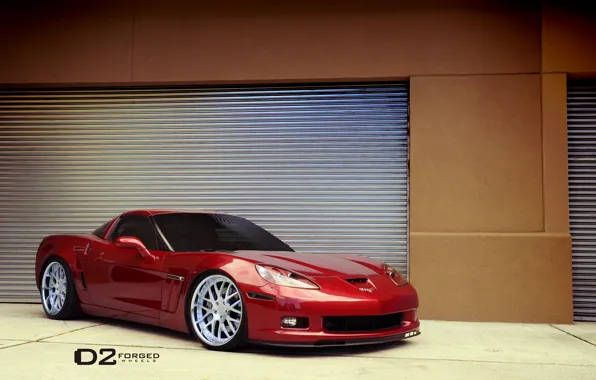 Картинка Corvette, Chevrolet, Grand, Sport, D2 FORGED FMS01 Wheels