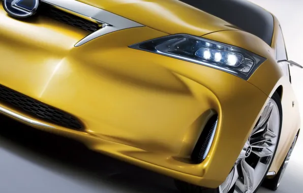 Картинка колесо, Lexus, LF-Ch, желты