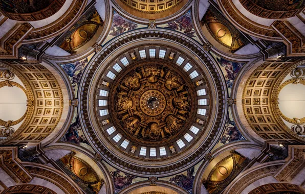 Картинка Англия, Лондон, архитектура, религия, Собор Святого Павла