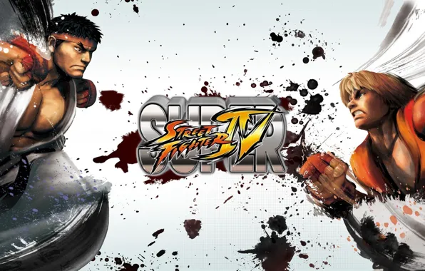 Wallpaper, blood, game, street fighter, punch, force, Ken, Street Fighter