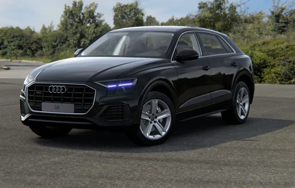 AudiQ8, аудикупэ кроссовер, ауди спорт купэ кроссовер, аудиQ*, ауди чёрная, audi sport coupe