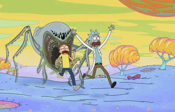 Мультфильм, сериал, мультсериал, Rick and Morty, Рик и Морти
