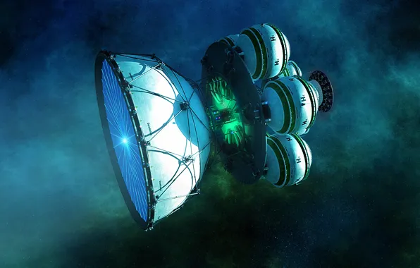 Космос, звёзды, космический аппарат, project Daedalus