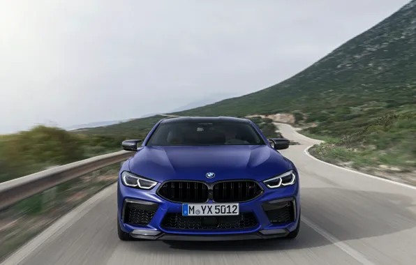 Картинка дорога, купе, BMW, перед, 2019, BMW M8, M8, M8 Competition Coupe