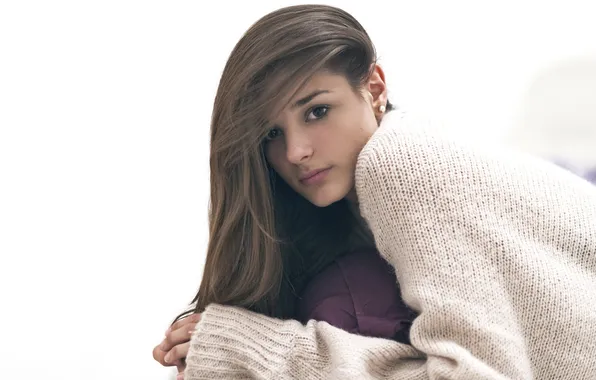 Взгляд, девушка, брюнетка