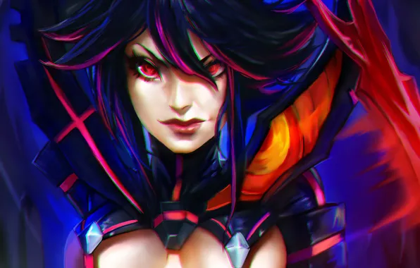 Грудь, девушка, anime, Kill la Kill, Ryuko Matoi