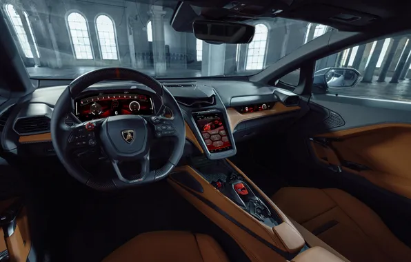 Картинка Wallpaper, Interior, Lamborghini Temerario