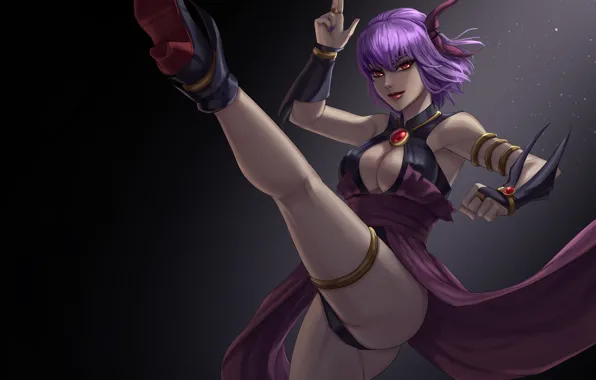 Грудь, арт, костюм, удар, нога, задница, dead or alive, ayane