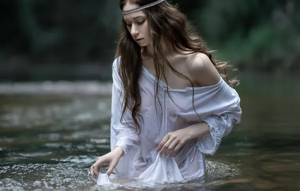Нимфа, Natalie Mels, фотосессия в воде, Евгения Фёдорова