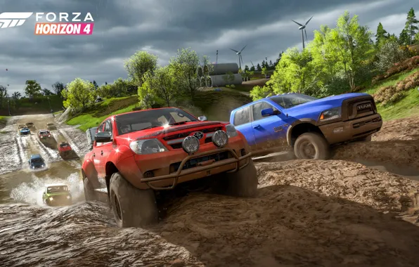 Картинка Microsoft, бездорожье, Offroad, E3 2018, Forza Horizon 4