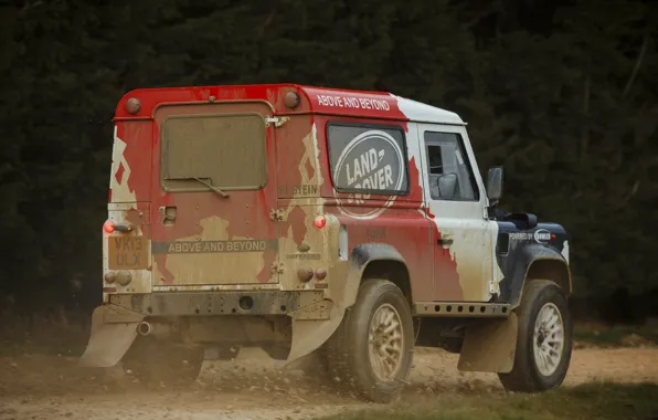 Картинка грязь, Land Rover, Defender, 2013, 2014, Challenge, Bowler