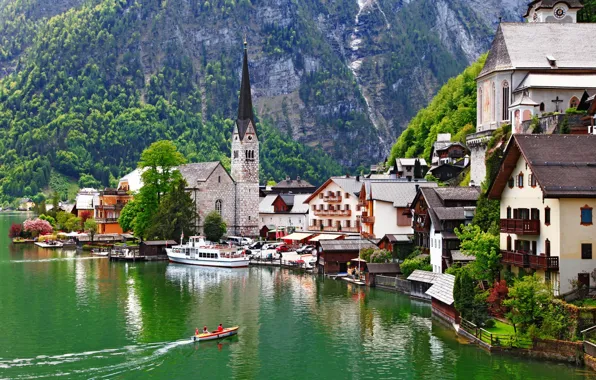 Salzkammergut, Austria, Town