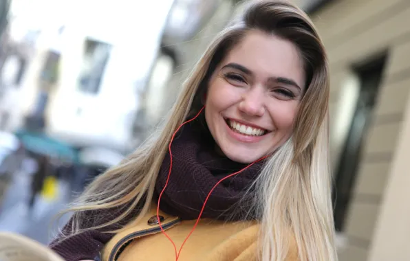 Взгляд, красота, позитив, beauty, look, positive, charming woman, белоснежная улыбка