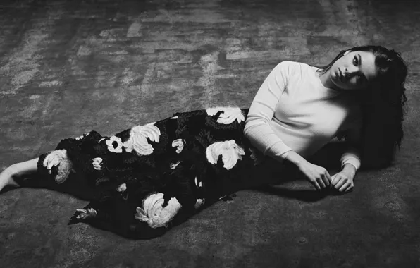 Поза, актриса, брюнетка, Hailee Steinfeld