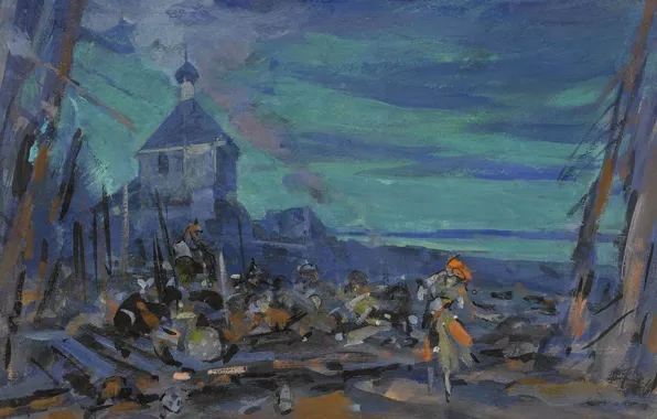 Картина, импрессионизм, Константин Коровин, Set Design
