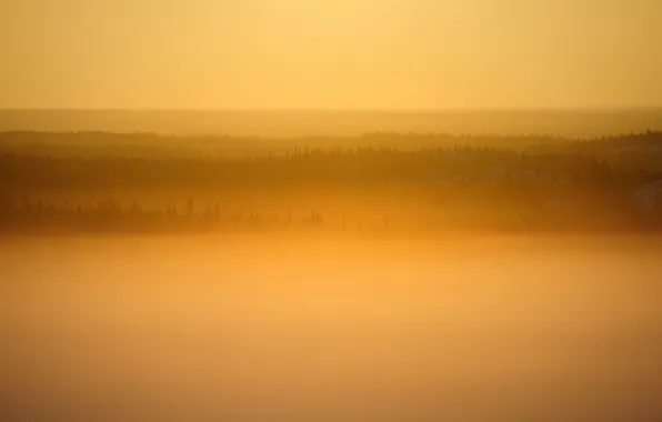 Canada, Great Slave Lake sunrise, Yellowknife, Northwest Territories