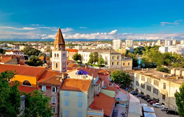 Улица, дома, Хорватия, Задар