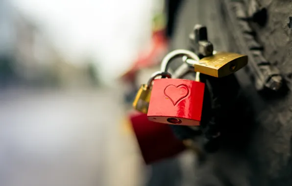 Фон, улица, замки, Bokeh