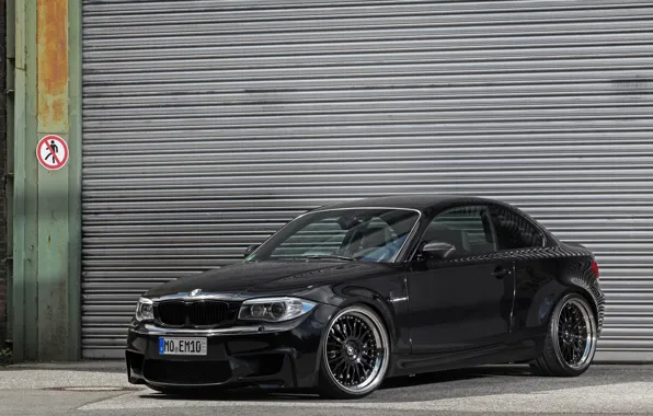 BMW, чёрная, Coupe, Series